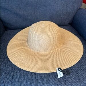 Old Navy Classic Tan Wide-Brim Hat